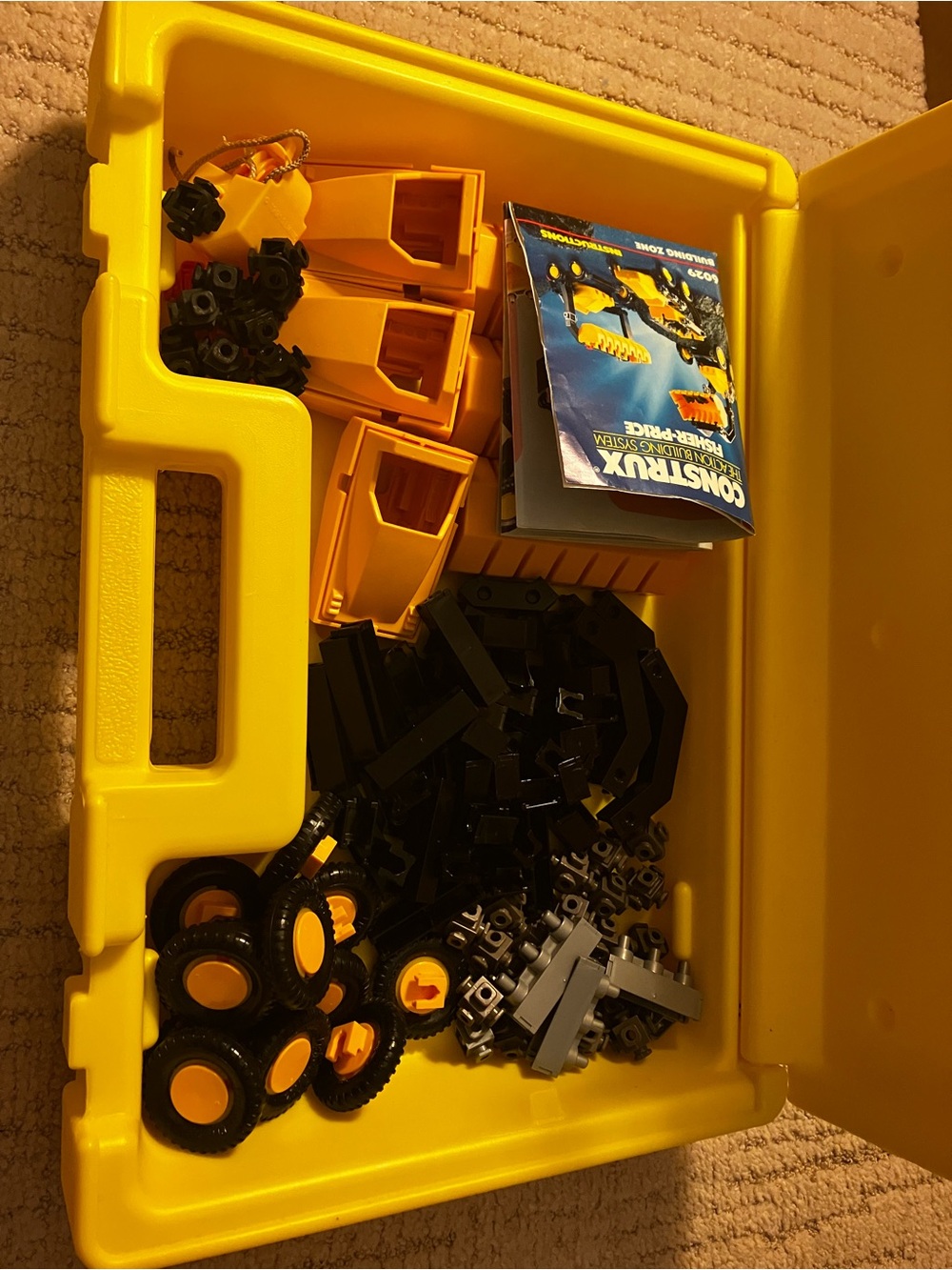 Fisher Price CONSTRUX Vintage Case Set Instructions 6029 Building Zone Lot